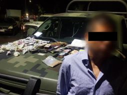 Detienen a pareja con droga y dinero en efectivo en Guadalajara