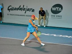 Sofya Zhuk dio la primera campanada del Abierto de Zapopan, al dejar fuera a la francesa Alizé Cornet en una hora de juego. CODE JALISCO