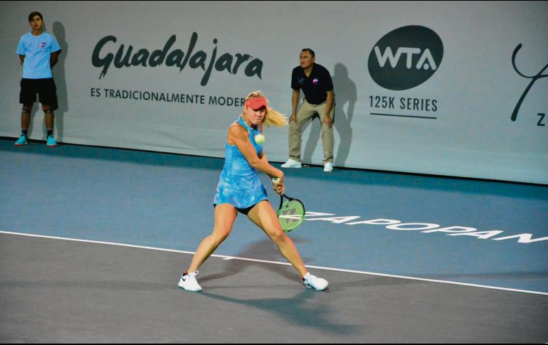 Sofya Zhuk dio la primera campanada del Abierto de Zapopan, al dejar fuera a la francesa Alizé Cornet en una hora de juego. CODE JALISCO