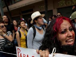 El dictamen causó protestas afuera del tribunal por parte colectivos feministas. ARCHIVO / AP