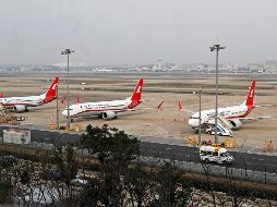 Entre las compañías que han optado por no volar con el Boeing 737 MAX 8 figuran la noruega Norwegian, Aerolíneas Argentinas, Aeroméxico, la brasileña Gol, la india Jet Airways o la propia Ethiopian Airlines. EFE / L. Wei