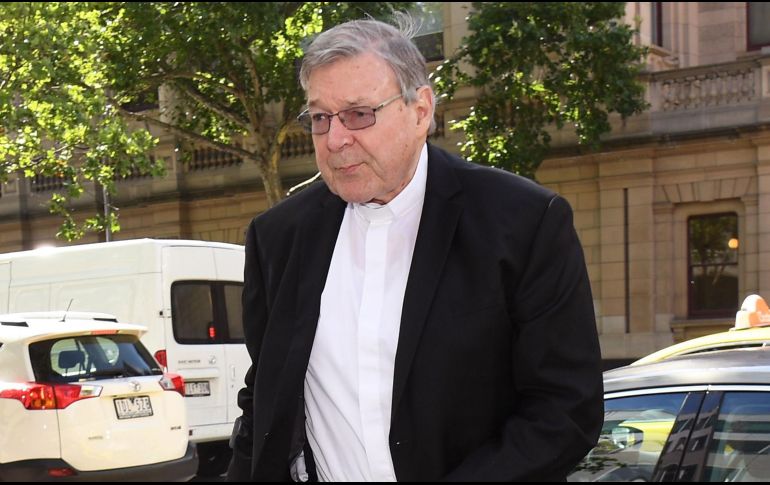 Pell fue acusado de cinco delitos de pederastia contra dos menores, en hechos ocurridos hace más de 20 años. AFP / ARCHIVO