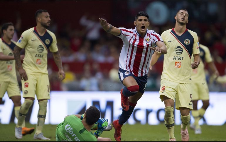El Guadalajara enfrenta mañana al América en el Estadio Azteca a las 20:55 horas. MEXSPORT/ARCHIVO