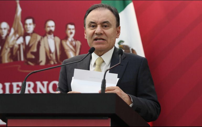 El secretario de Seguridad Pública, Alfonso Durazo, informó que no hay ningún reporte de que se haya pedido rescate. SUN/C. Mejía