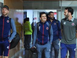 Veracruz arribó ayer a la ciudad fronteriza; sin embargo, deberán esperan a que el mal tiempo ceda. TWITTER / @ClubTiburones