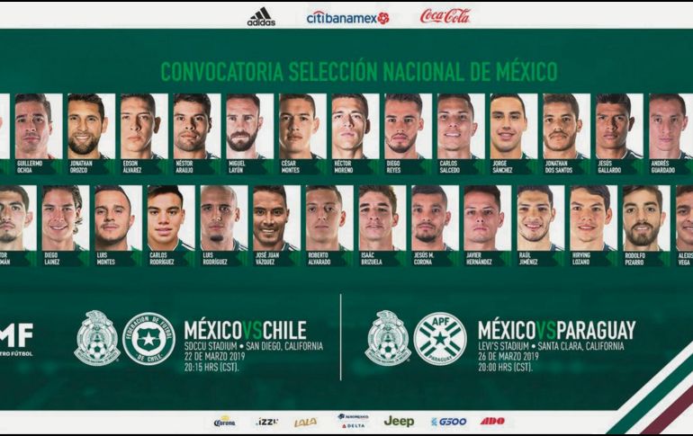 No llegó llamado para jugadores del Atlas y sí para tres de Chivas, en una Selección balanceada en cuestión de edad. @miseleccionmx