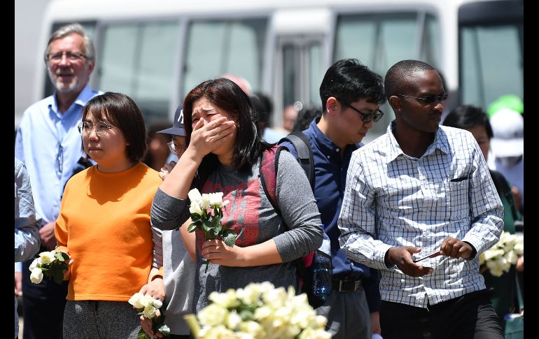 Los fallecidos pertenecían a 35 nacionalidades, sobre todo de Kenia, Etiopía y Canadá, además de 22 miembros de varias agencias de las Naciones Unidas y dos españoles.