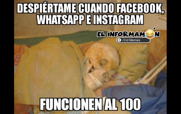 Memes para reírse de la caída de Facebook, Instagram y WhatsApp