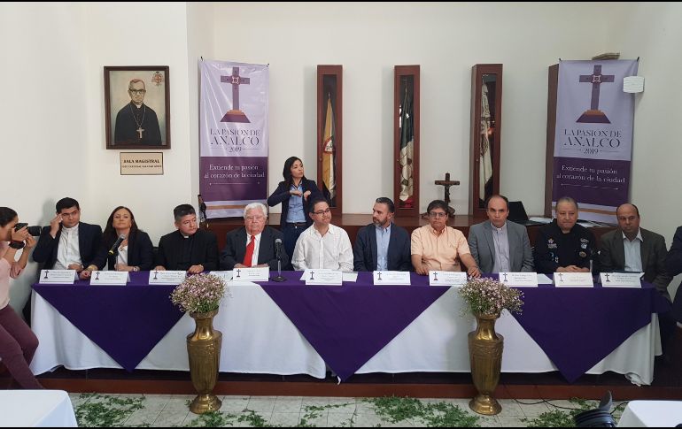 Hoy se dieron a conocer las actividades que se llevarán a cabo para la Semana Santa 2019 en Guadalajara. Los actores Antonio Enríquez y Lilia Martín serán Jesús y María durante la Pasión. EL INFORMADOR / J. Armendáriz