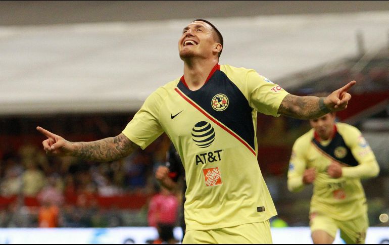 Nicolás Castillo, delantero del América, encabeza la lista del entrenador Reinaldo Rueda. NTX / ARCHIVO