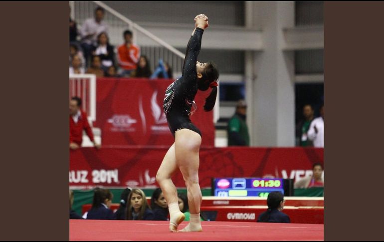 En su prueba, Moreno culminó en el segundo lugar con una calificación de 14.533. TWITTER / @CONADE