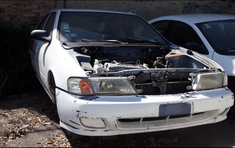 La venta de coches robados por piezas aumenta la ganancia de los delincuentes. EL INFORMADOR/Archivo