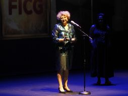 García hizo un llamado a seguir visibilizando a las mujeres en la industria del Séptimo Arte. EL INFORMADOR / A. Camacho