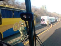 Los nueve heridos reciben atención médica en el Hospital General de Acatlán de Osorio. TWITTER/@JCarlos_Valerio