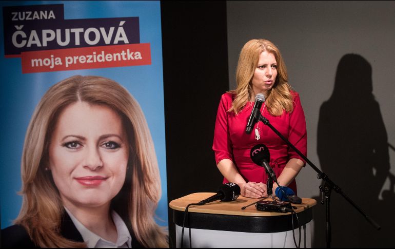 El mensaje de regeneración y decencia en la política de Caputová impactó en el país. EFE/J. Gavlak