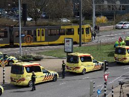 El tiroteo en la ciudad de Utrecht dejó al menos tres personas muertas y cinco heridos.  AP / P. Dejong