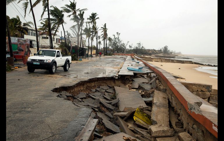 El equipo del FICR llegó este domingo a la zona, después del impacto del ciclón 