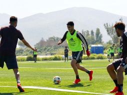 El Tri se alista para enfrentar al conjunto de Chile el viernes en el estadio SDCCU. TWITTER / @miseleccionmx