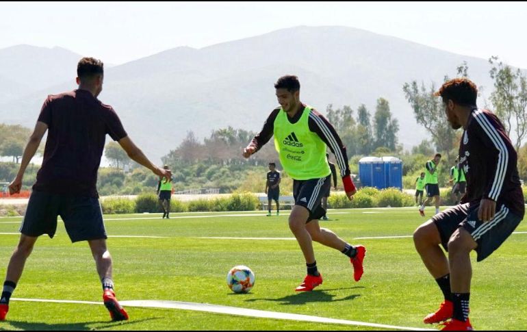 El Tri se alista para enfrentar al conjunto de Chile el viernes en el estadio SDCCU. TWITTER / @miseleccionmx