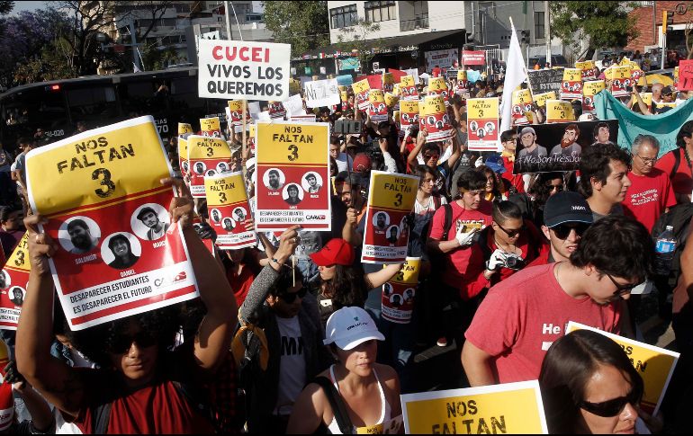 Hasta ahora no hay información pública sobre los avances que lleva a cabo la FGR una vez que atrajo el caso de los tres jóvenes. EL INFORMADOR / ARCHIVO