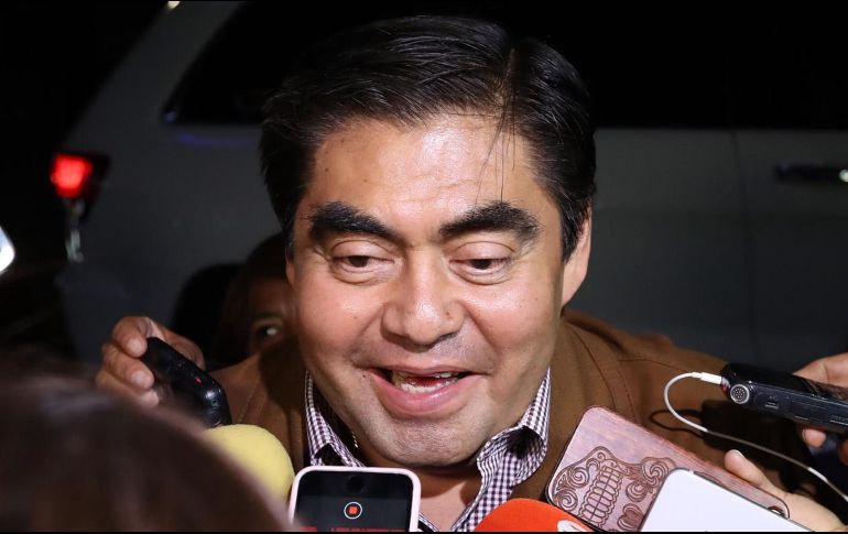 Miguel Barbosa será por segunda ocasión el candidato de Morena al gobierno de Puebla. SUN/B. Fregoso