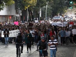 En abril del año pasado se realizó una nutrida manifestación por los estudiantes de cine. EL INFORMADOR/Archivo