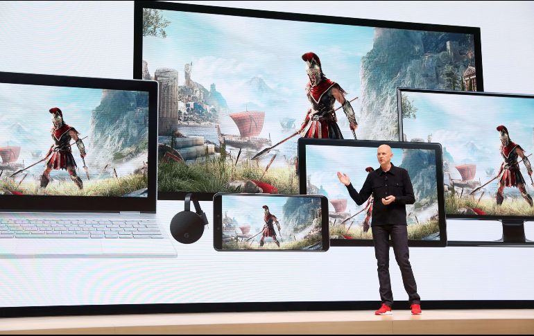 La ''nube'' se considera el futuro del videojuego, siguiendo con el modelo que Netflix instauró para el contenido audiovisual o Spotify para la música. AFP / J. Sullivan