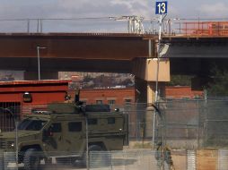 Integrantes de la Patrulla Fronteriza durante un ejercicio en el cruce de El Paso, fronterizo con Ciudad Juárez. AFP/ARCHIVO