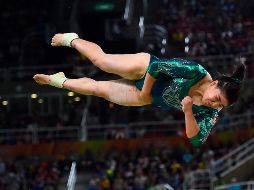 La bajacaliforniana se ubicó en la cuarta posición en la ronda preliminar de salto de caballo, con 14.499 puntos. MEXSPORT / ARCHIVO