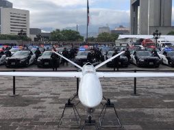 El dron, diseñado por ingenieros egresados de la Universidad Autónoma de Nuevo León, es el primero en su tipo en el país. TWITTER/@JaimeRdzNL