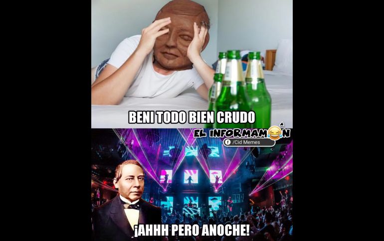 Respeto al derecho ajeno y sus memes... así se burlan del busto de Benito Juárez