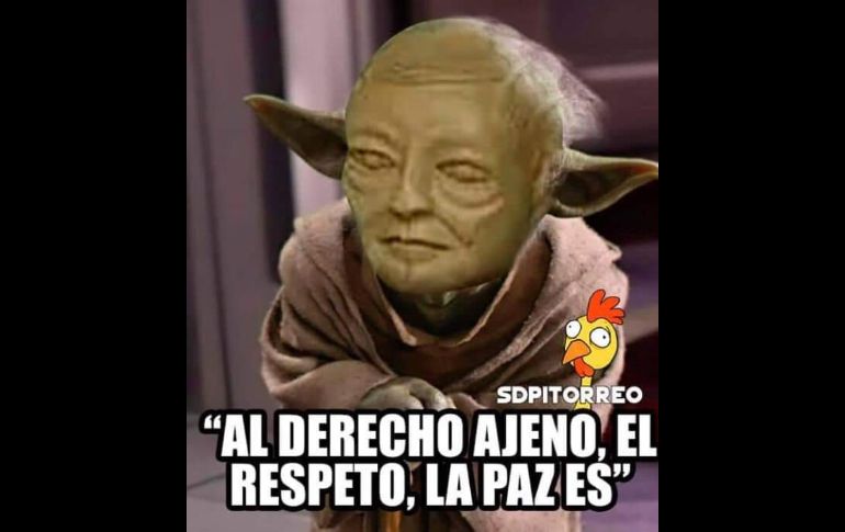 Respeto al derecho ajeno y sus memes... así se burlan del busto de Benito Juárez