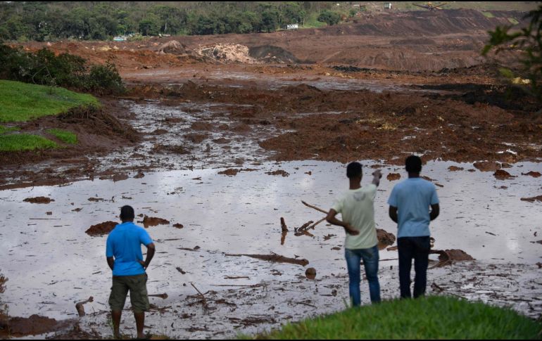 Antes de que la presa se derrumbara, el agua era 