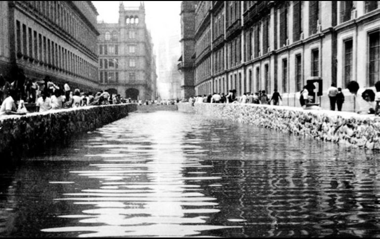 Acequia de Roldán. Por el Centro Histórico de la Ciudad de México alguna vez navegaron canoas con alimentos y mercancías para los habitantes. EL UNIVERSAL