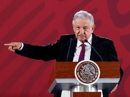  En conferencia de prensa en Palacio Nacional, detalló que el documento que le hicieron llegar los familiares de Aburto Martínez. EFE/ J. Méndez