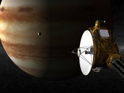 La fotografía fue tomada por la nave espacial Juno mientras realizaba un sobrevuelo cercano al “gigante gaseoso” en febrero pasado. ESPECIAL / nasa.gov