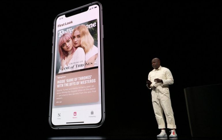 Presentan Apple News +, 300 revistas en los dispositivos iPhone y iPad, entre ellas National Geographic, Time, Vogue, People, Popular Science, Billboard, New Yorker, Sports Illustrated, Fortune y New York Magazine. ESPECIAL / apple.com
