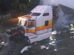 El hecho se registró a las 06:00 horas en el cruce de las avenidas Lázaro Cárdenas y Revolución. ESPECIAL