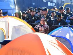 El magisterio no descarta que mañana los accesos vuelvan a ser bloqueados en protesta por la reforma educativa. SUN/H. García