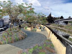 El Ayuntamiento de Zapopan ya inició los trabajos para rescatar la avenida Patria, entre Acueducto y Américas. ESPECIAL