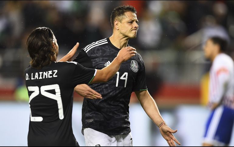 Un usuario mencionó los goles del delantero en partidos amistosos, algo que le gustó al futbolista y le respondió presumiendo ser el máximo goleador mexicano en Copas del Mundo. MEXSPORT / O. Aguilar