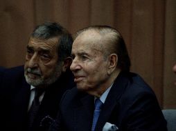 Fotografía de archivo del 28 de febrero de 2019 que muestra al ex presidente Carlos Menem (1989-1999), durante una audiencia en Buenos Aires. EFE/A. Pereira