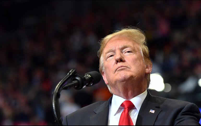 Para el mandatario ''sería muy fácil'' que México pudiera frenar la inmigración ilegal, lo que también supondría, dijo, un golpe al narcotráfico. AFP / N. Kamm