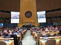 En su intervención, el general Cresencio Sandoval adelantó que se incrementará la participación de mujeres en las operaciones de paz. TWITTER/@Luis_C_Sandoval