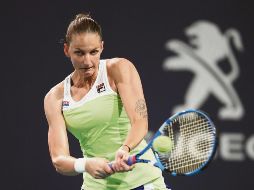 Karolina Pliskova dejó en el camino a Simona Halep. AFP