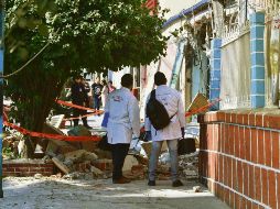 Además de los heridos que dejó, la explosión dañó autos y derribó consultorios médicos. EL UNIVERSAL