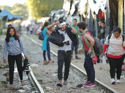 El contingente, en su mayoría de Honduras, Guatemala, Nicaragua y El Salvador, partió a temprana hora hacia Mapastepec. EFE / ARCHIVO
