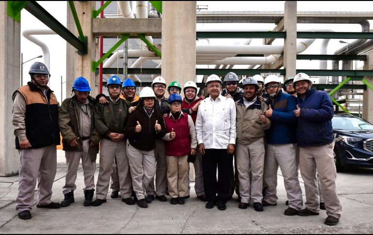 En su visita a dicha refinería, el Mandatario aseguró que 