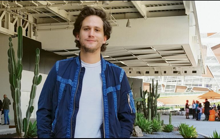 El actor posa afuera de la Cineteca FICG, durante el pasado festival. EL INFORMADOR / E. Esparza