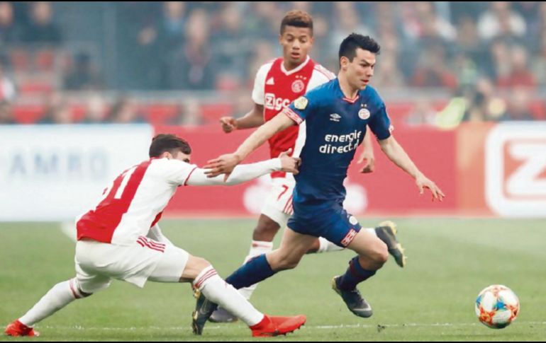 Hirving Lozano y sus Granjeros cayeron en la casa del Ajax. @PSV